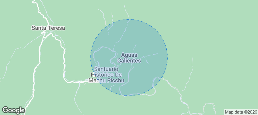 Aguas Calientes Airbnb map